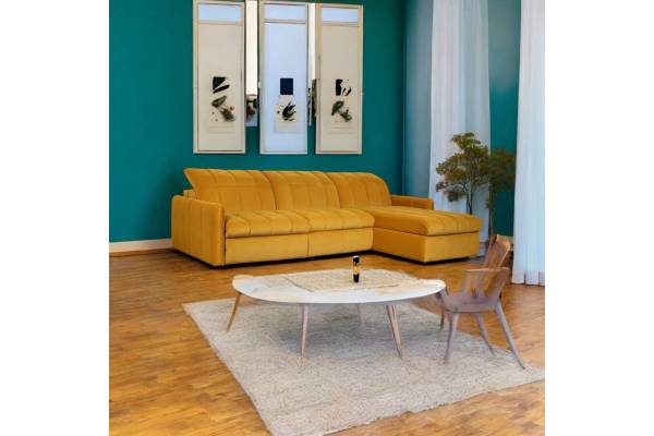 Ъглов диван Токио 2-ЕЕ с два електрически релакс механизма