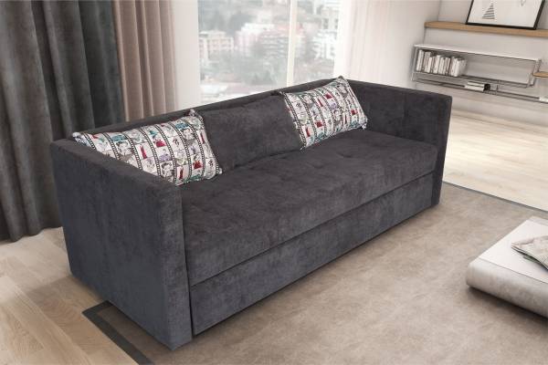 Триместен разтегателен диван Явор с два подлакътника