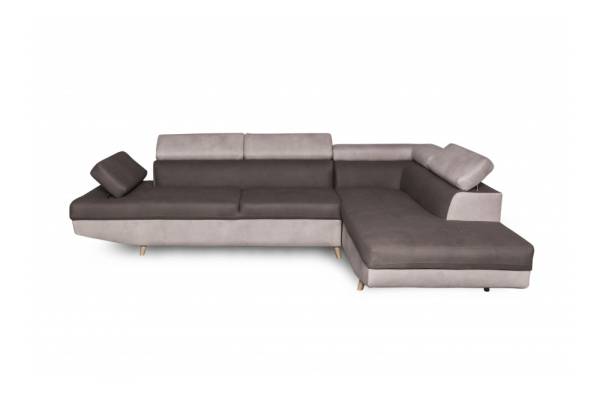 Разтегателен ъглов диван Рио М с буков крак