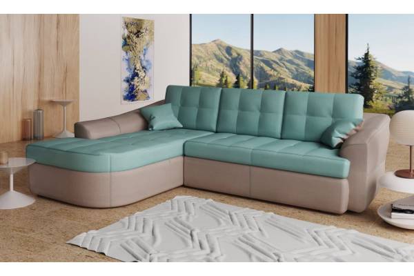 Ъглов диван Холивуд с функция сън и ракла