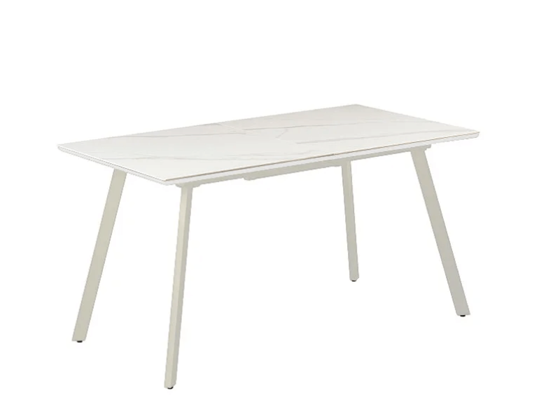 Разтегателна трапезна маса Nancy керамика с бежова основа - Трапезни маси