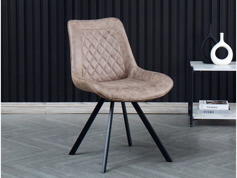 Трапезен стол Alfa Бежов - Трапезни столове