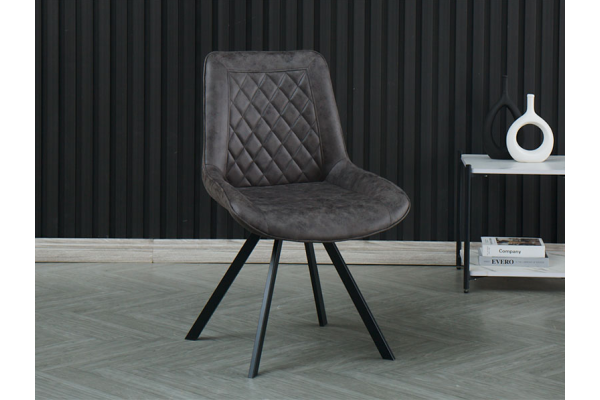 Трапезен стол Alfa Сив