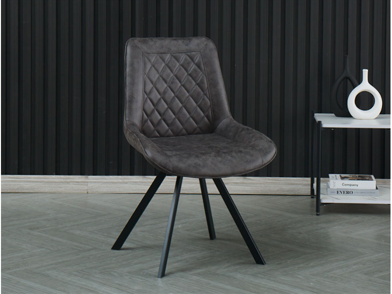 Трапезен стол Alfa Сив - Трапезни столове