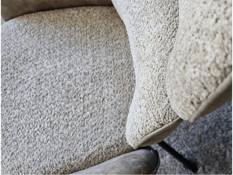 Трапезен стол с подлакътници Apollo - кафяв - Трапезни столове