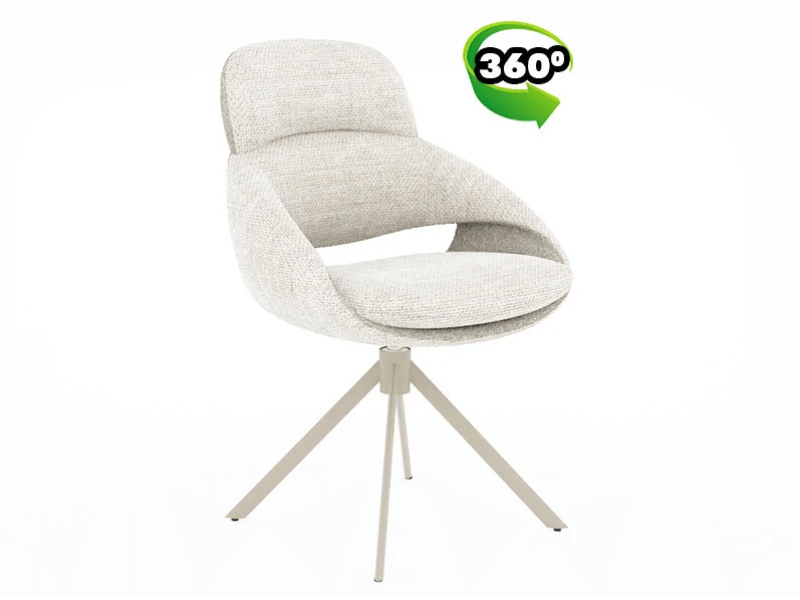 Трапезен стол Victoria - бежов - Трапезни столове