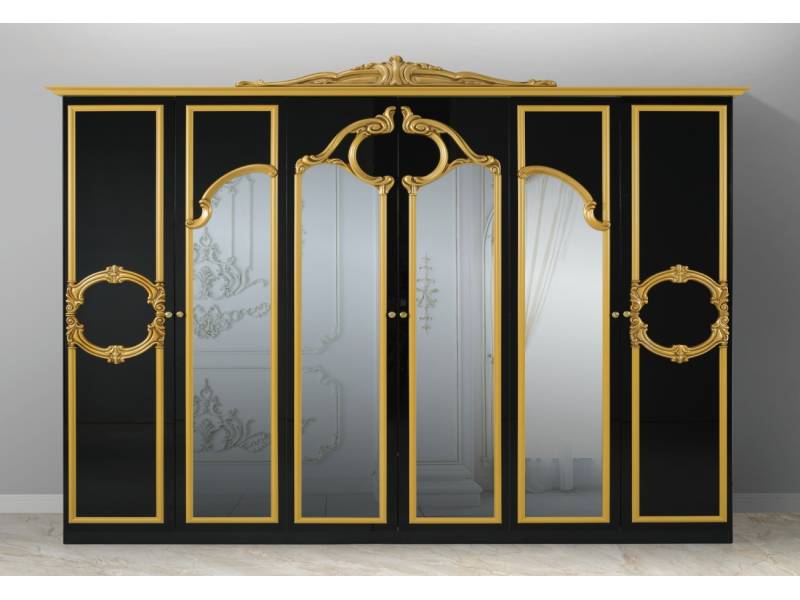 Спален комплект Barocco черно със златно - Спални комплекти
