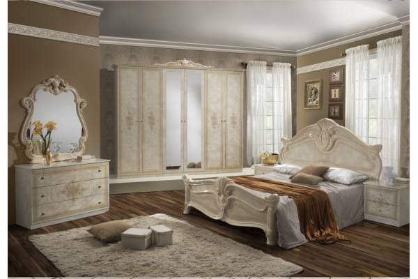 Италиански спален комплект Amalfi - бежов