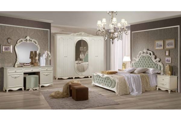 Спален комплект Atene със 6-крилен гардероб