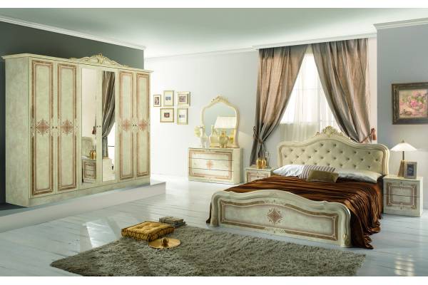 Спален комплект Luisa бежов 