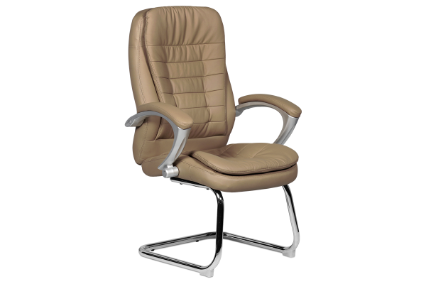 Посетителски стол Carmen 6054 - бежов