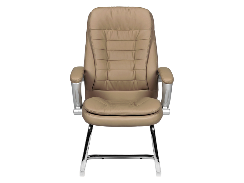 Посетителски стол Carmen 6054 - бежов -