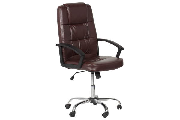 Президентски офис стол Carmen 6076 - искрящо кафяв