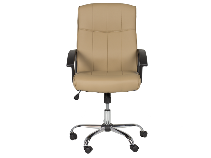 Президентски офис стол Carmen 6077 - бежов -