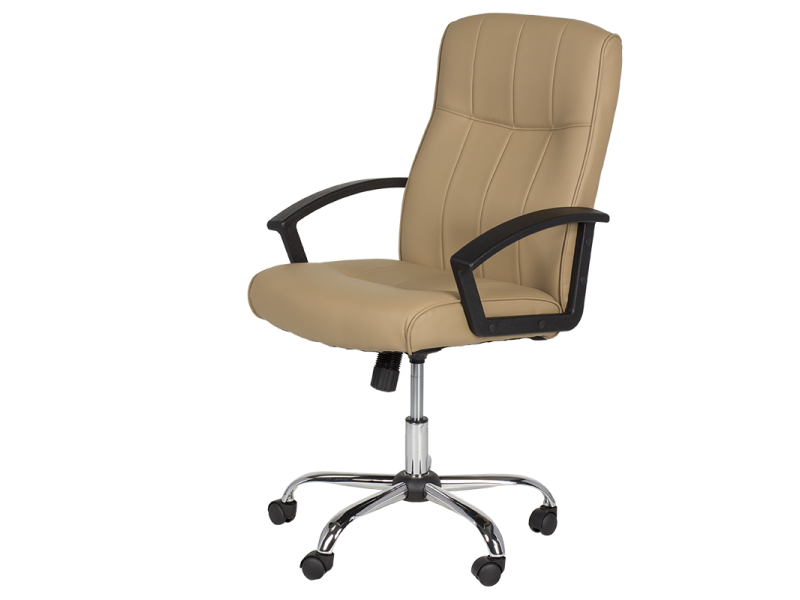 Президентски офис стол Carmen 6077 - бежов -