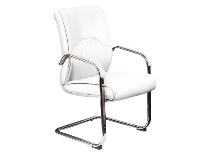 Посетителски стол Carmen 6040 - бял -