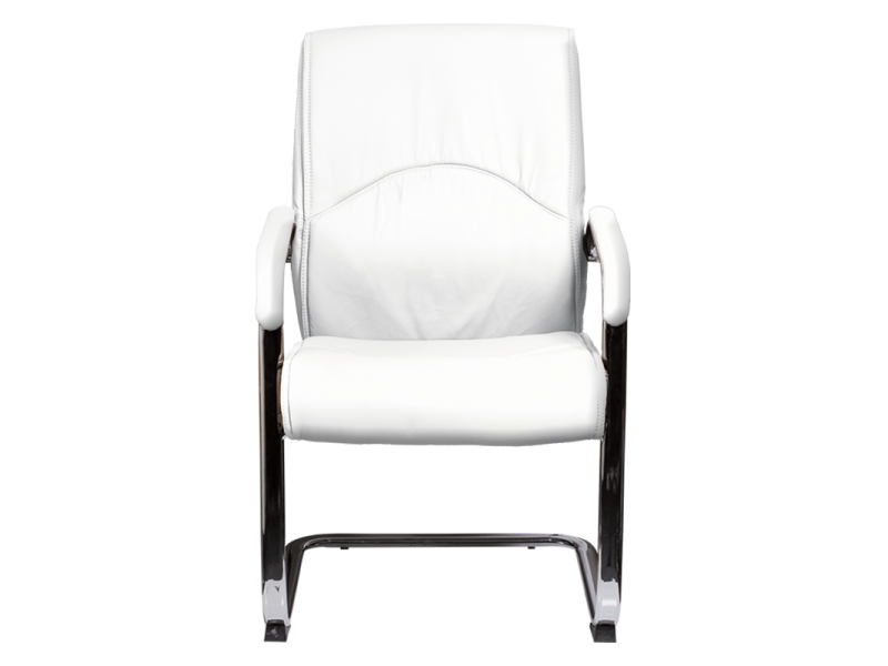 Посетителски стол Carmen 6040 - бял -