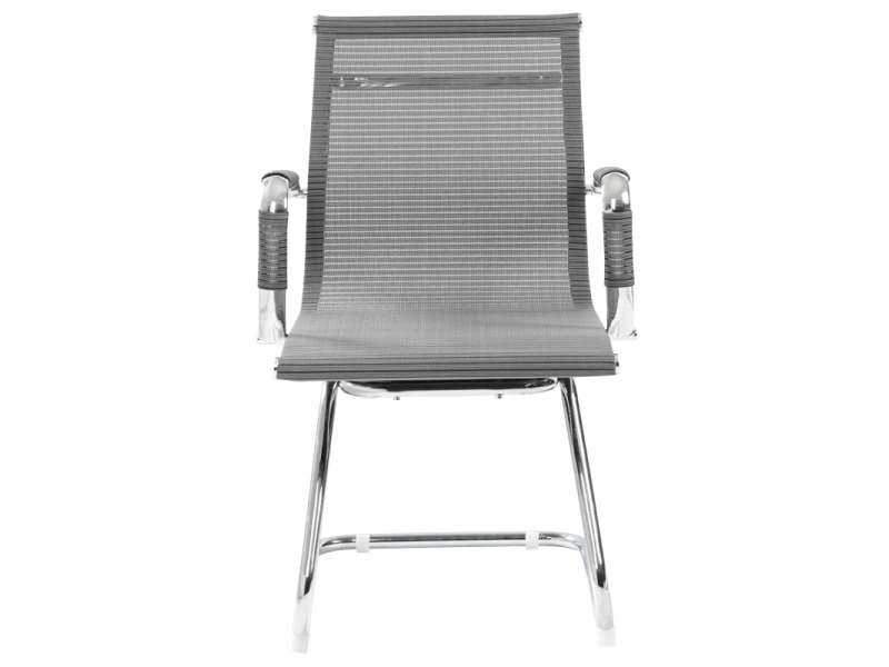 Посетителски стол Carmen 8802 - сив -