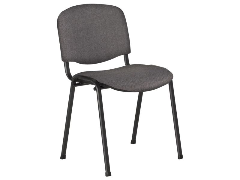 Посетителски стол Carmen 1130 LUX - сив -