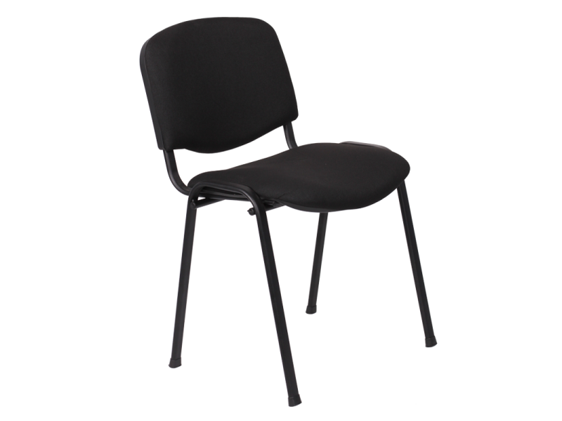 Посетителски стол Carmen 1130 LUX - черен -