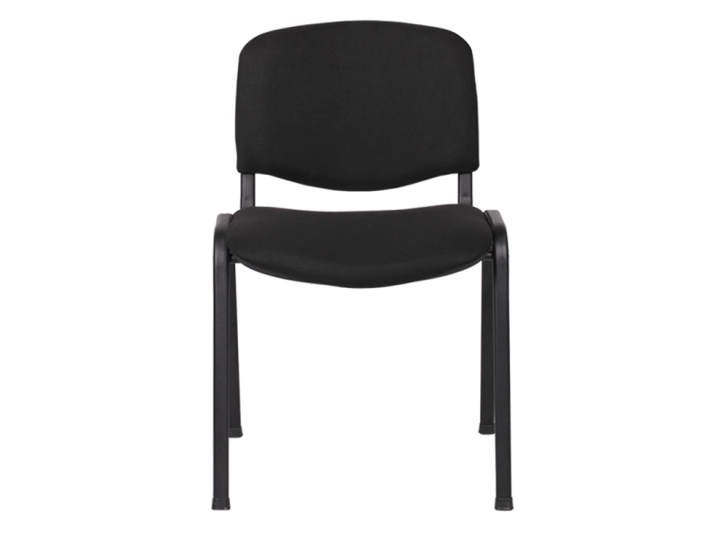 Посетителски стол Carmen 1130 LUX - черен -