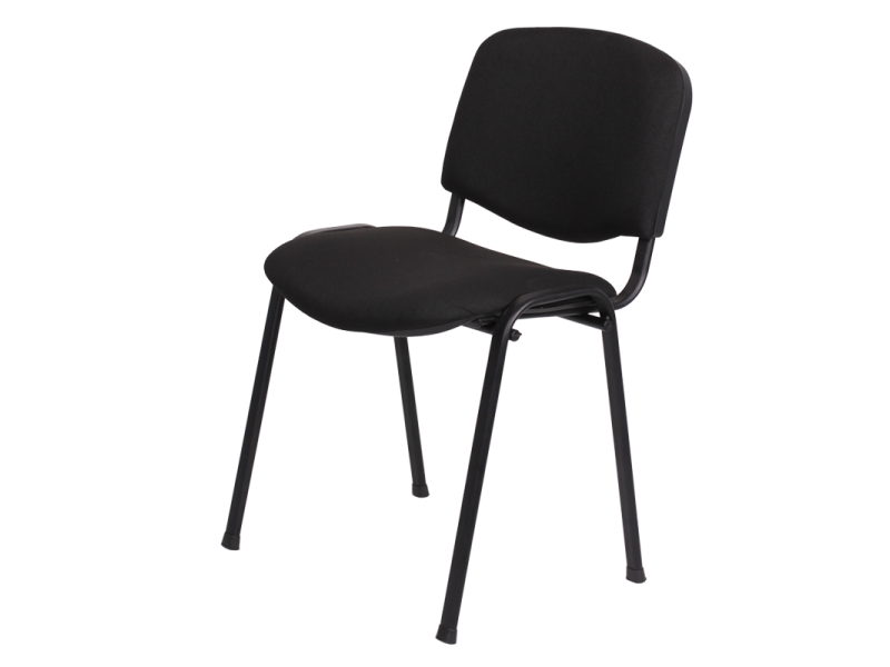 Посетителски стол Carmen 1130 LUX - черен -