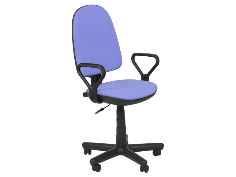 Офис стол Comfort - светло син -