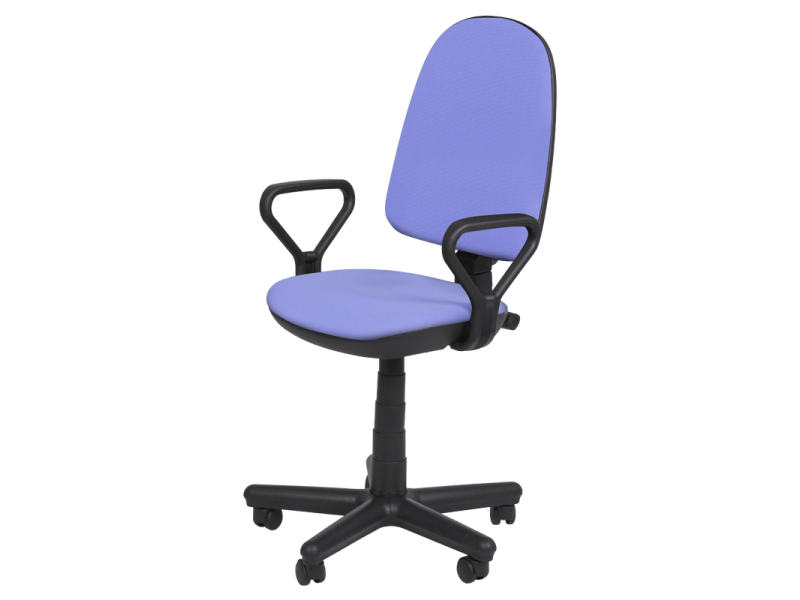 Офис стол Comfort - светло син -