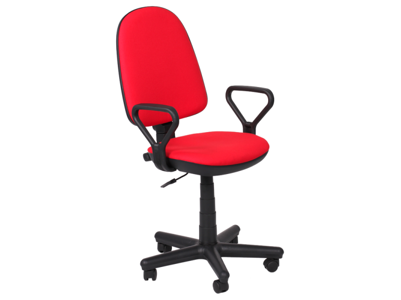 Офис стол Comfort - червен -