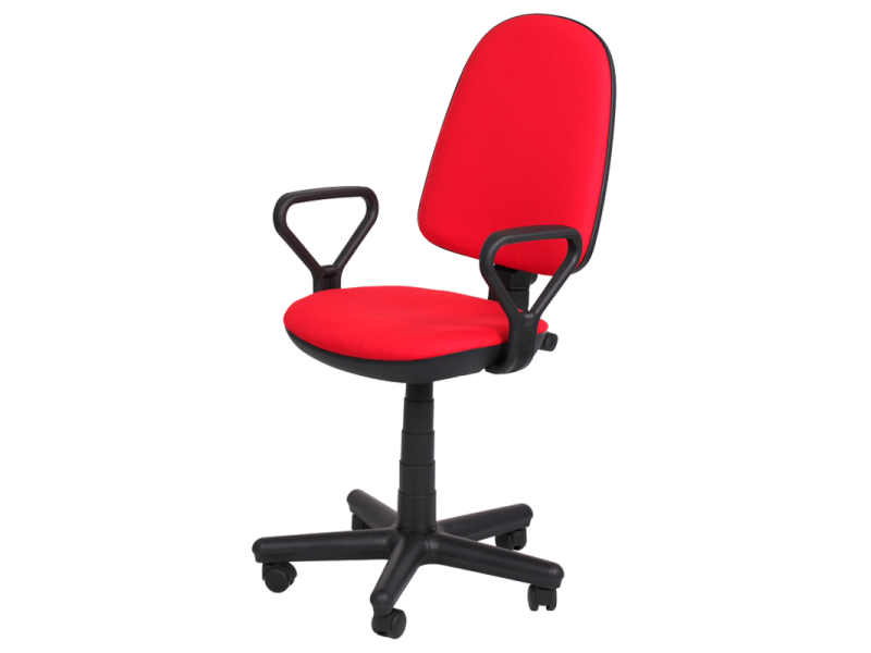 Офис стол Comfort - червен -