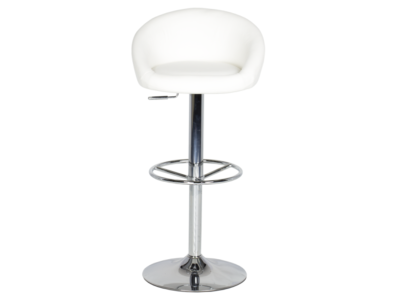 Бар стол Carmen 3061 - бял -