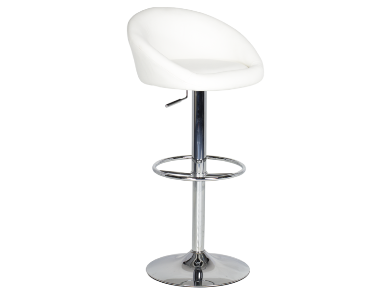 Бар стол Carmen 3061 - бял -