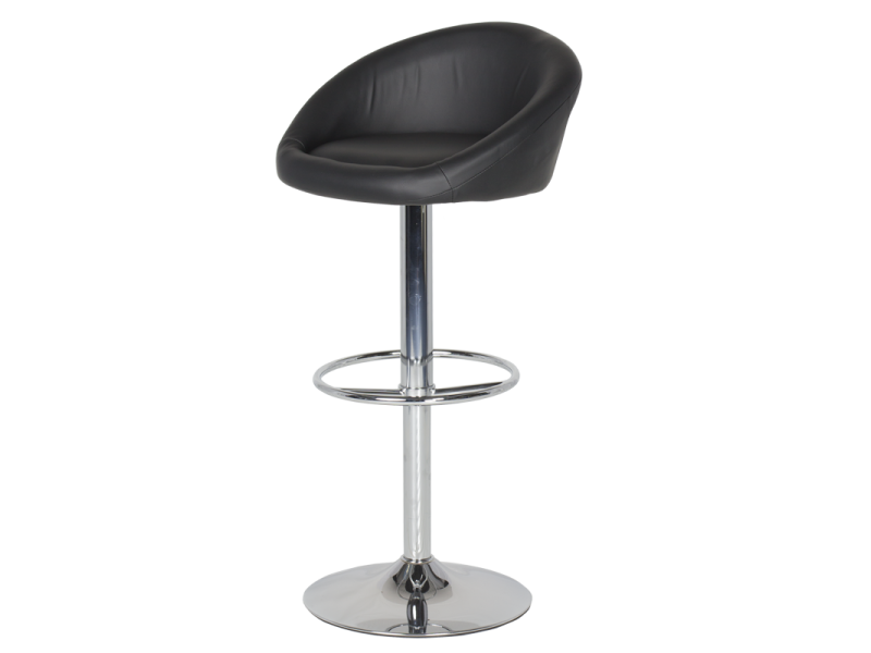 Бар стол Carmen 3061 - черен -