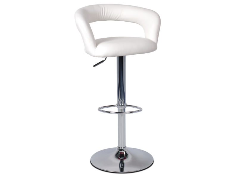 Бар стол Carmen 3068 - бял -