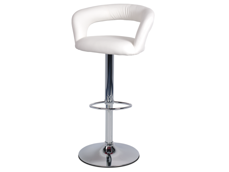 Бар стол Carmen 3068 - бял -