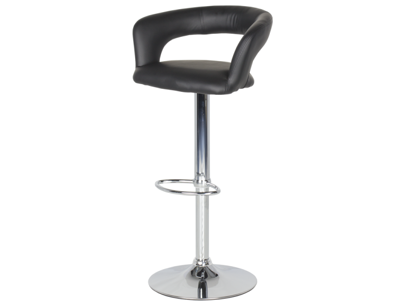 Бар стол Carmen 3068 - черен -