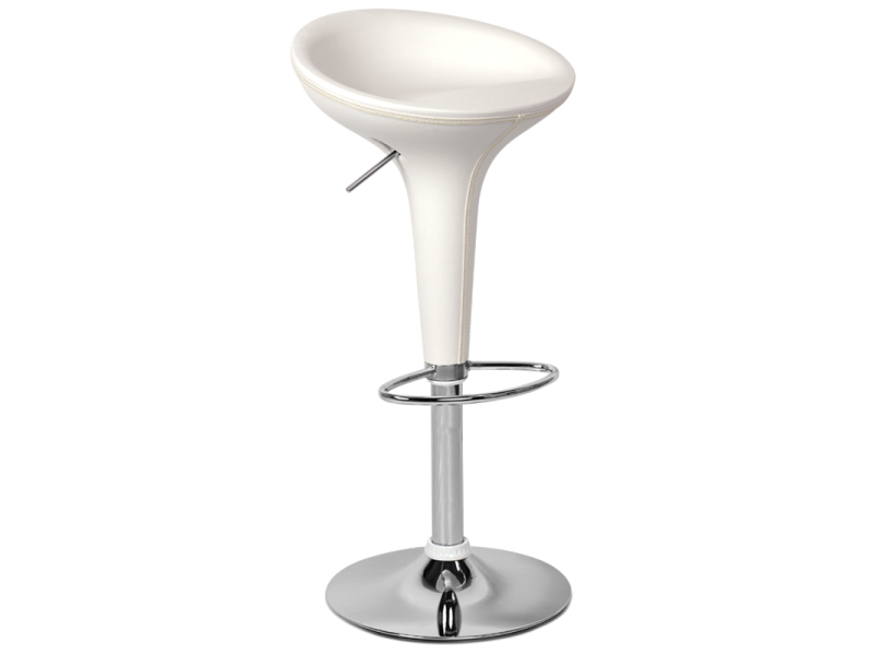 Бар стол Carmen 3073 - бял -