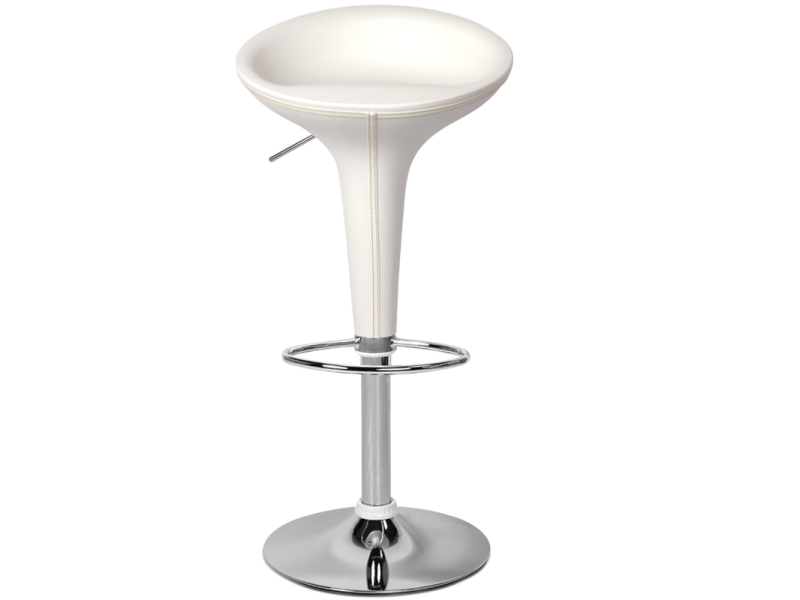 Бар стол Carmen 3073 - бял -