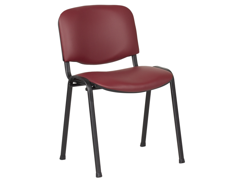 Посетителски стол Carmen 1131 LUX - бордо -