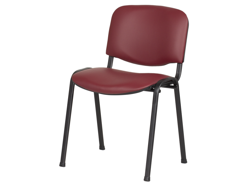 Посетителски стол Carmen 1131 LUX - бордо -