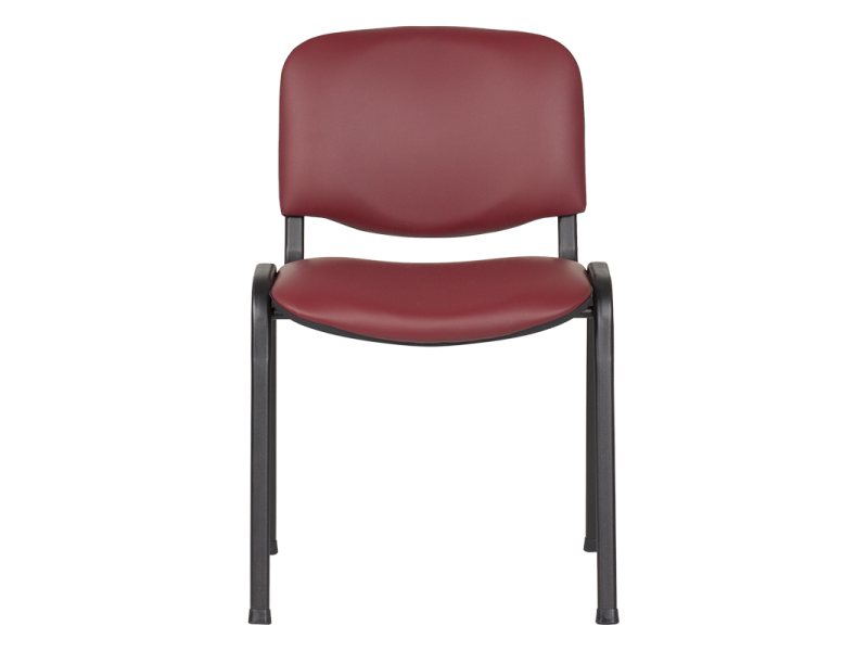 Посетителски стол Carmen 1131 LUX - бордо -