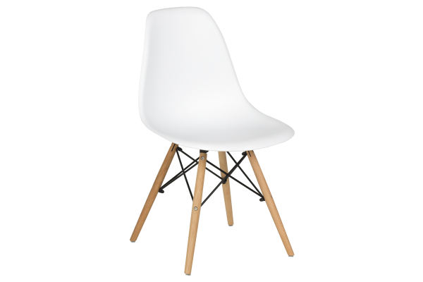 Трапезен стол Carmen 9956 D - бял