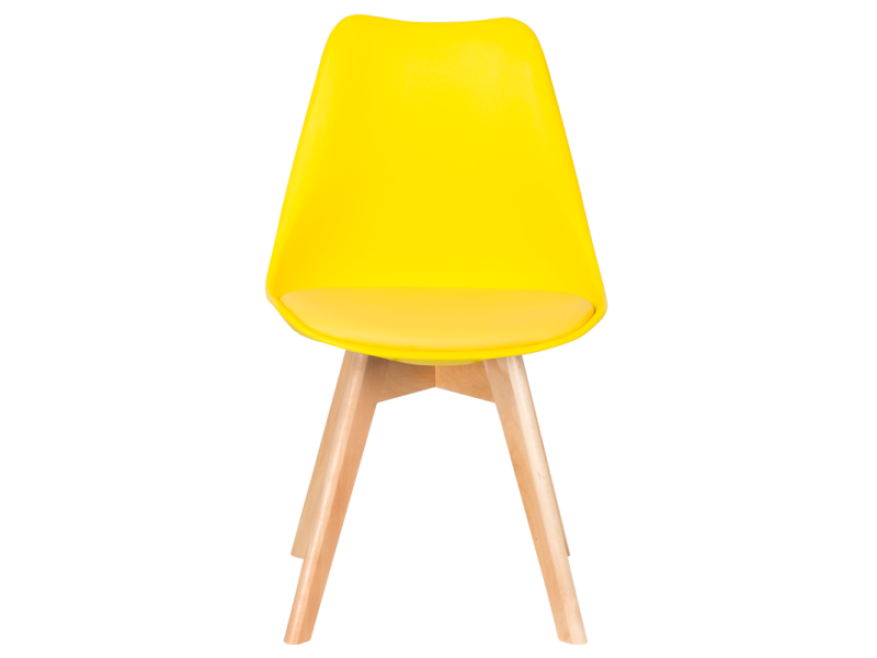 Трапезен стол Carmen 9958 - жълт -