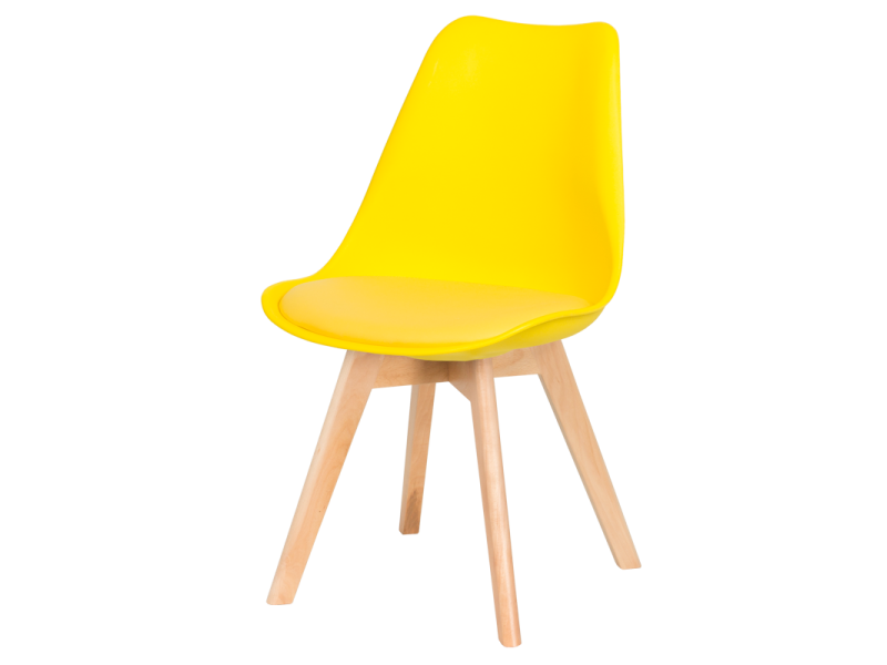 Трапезен стол Carmen 9958 - жълт -