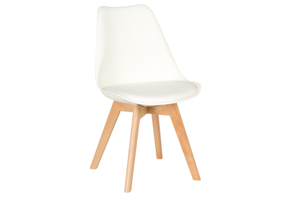 Трапезен стол Carmen 9958 - бял