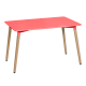 Трапезна маса Carmen Yasmin 120 - червен -