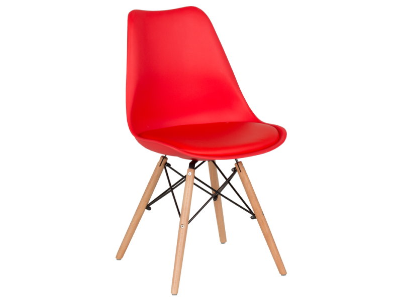 Трапезен стол Carmen 9960 - червен -