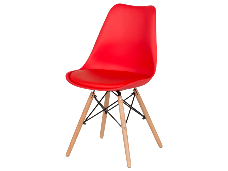 Трапезен стол Carmen 9960 - червен -