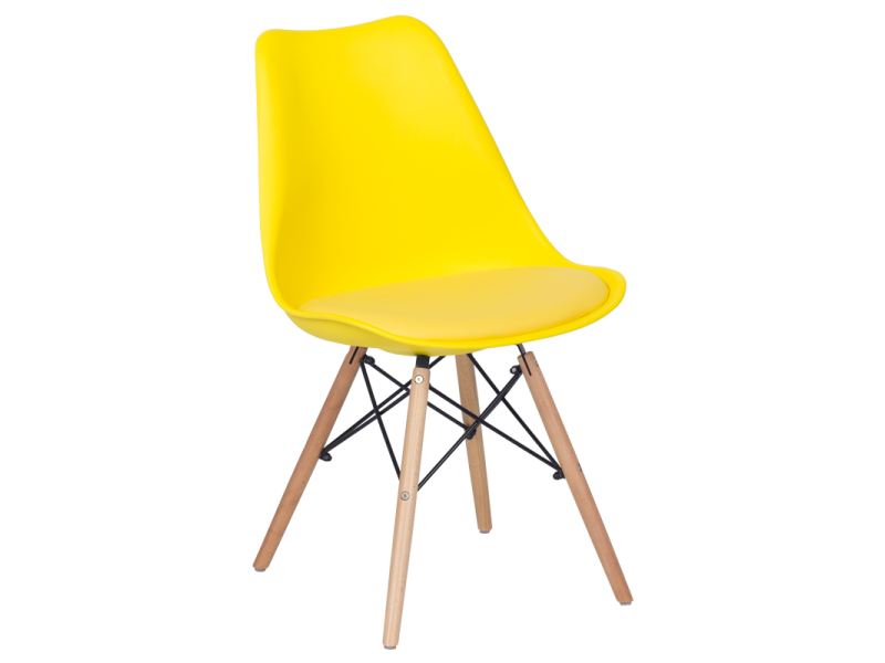 Трапезен стол Carmen 9960 - жълт -