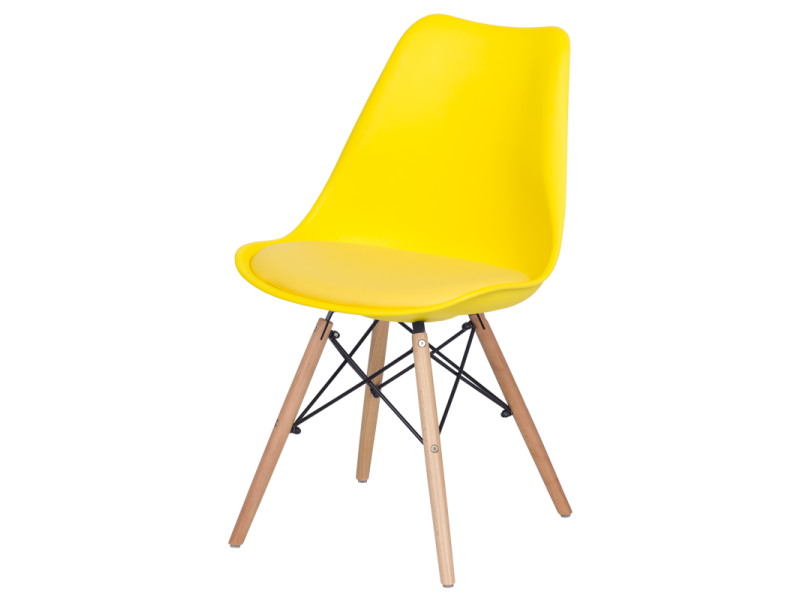 Трапезен стол Carmen 9960 - жълт -